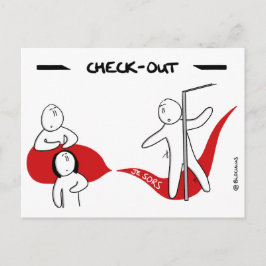 Cartão Postal Protocolo Carte Core : Check-out