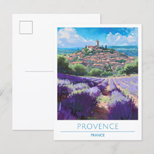 Cartão Postal Proveniência França Art Viagens vintage