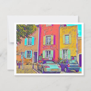 CARTÃO POSTAL PROVENIÊNCIA, FRANÇA/EDIFÍCIOS COORDENADOS