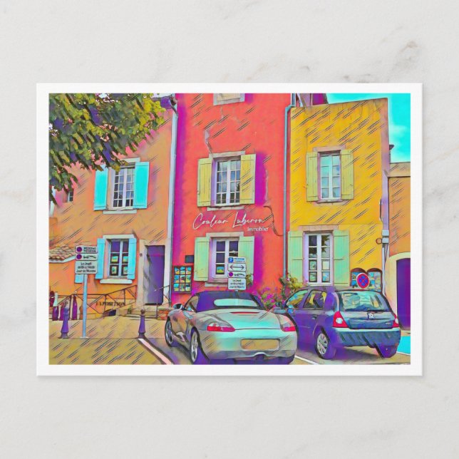 CARTÃO POSTAL PROVENIÊNCIA, FRANÇA/EDIFÍCIOS COORDENADOS (Frente)