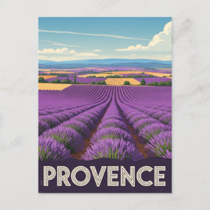 Cartão Postal Proveniência França Lavanda