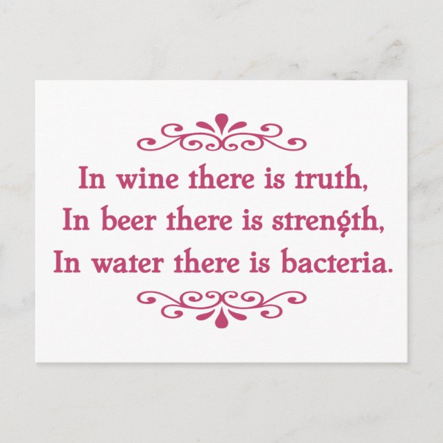 Cartão Postal Provérbio alemão - CF (Frente)