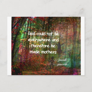 Cartão Postal Proverbo judaico