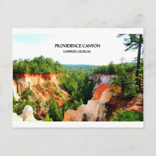 Cartão Postal PROVIDENCE CANYON - Lumpkin, Georgia