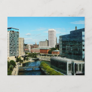 Cartão Postal Providence RI Skyline