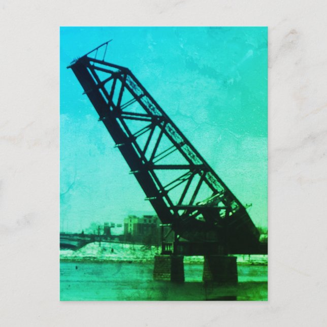 Cartão Postal Providence, RI 'Stuck-Up Bridge' (Frente)