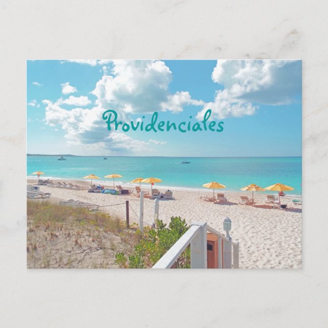 CARTÃO POSTAL "PROVIDENCIALES /TURKS&CAICOS ISLAND (Frente)