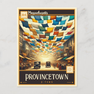 Cartão Postal Provincetown, Massachusetts Vintage