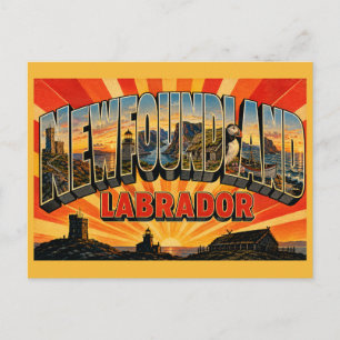 Cartão Postal Província Canadense de Terra Nova e Labrador