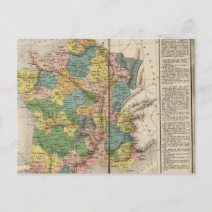 Cartão Postal províncias e departamentos de França