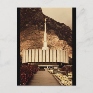Cartão Postal Provo, Templo LDS de Utah
