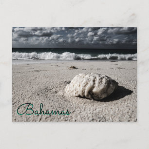 Cartão Postal Próximo ao Destino Personalizado Preto&Branco