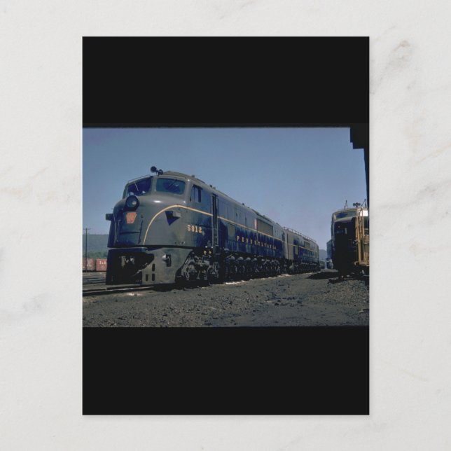 Cartão Postal PRR Baldwin "Shark" #5753_Trains (Frente)