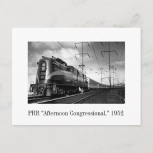 Cartão postal - PRR "Congressional da tarde", 1952