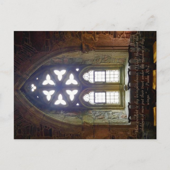 Cartão postal Psalm 36:7 (Frente)