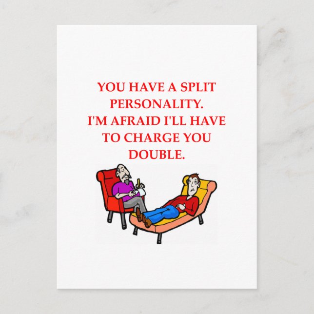 Cartão Postal psicologia (Frente)