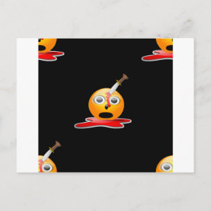 Cartão Postal psicopata emoji