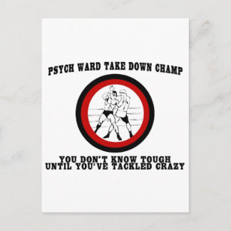 Cartão Postal Psych Ward Derruba o Champ