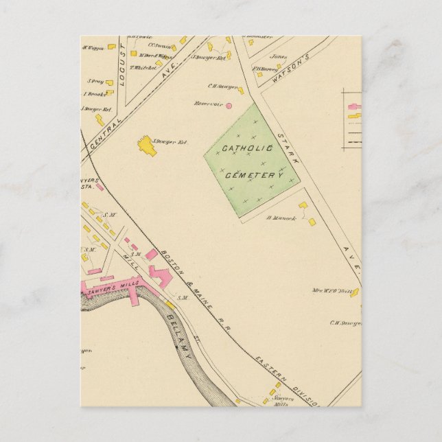 Cartão Postal Pt de Dover, Ward 4 (Frente)