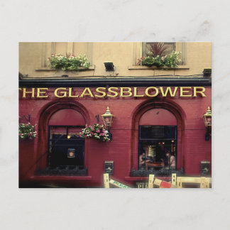 Cartão Postal Pub Glassblower