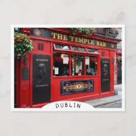 Cartão Postal Pub Red Temple Bar em Dublin