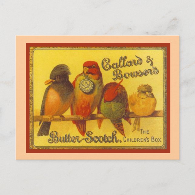 Cartão Postal Publicidade venenosa, Callard e Bowser (Frente)