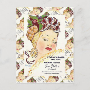 Cartão Postal Publicidade Vintage, Copacabana, Nova Iorque