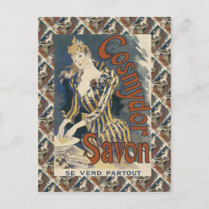 Cartão Postal Publicidade Vintage, Cosmydor Savon
