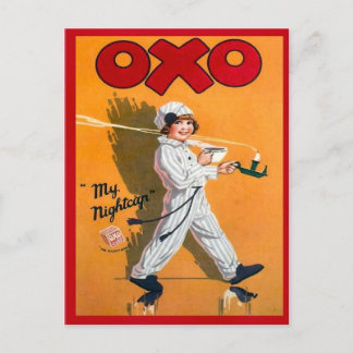 Cartão Postal Publicidade Vintage, Oxo, minha camisa