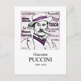 Cartão Postal Puccini