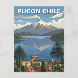 Cartão Postal Pucon Chile Viagem