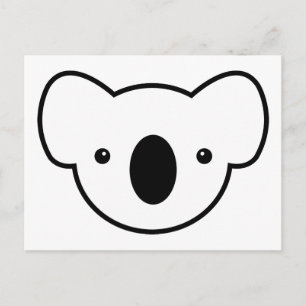 Cartão Postal Pudim o Coala