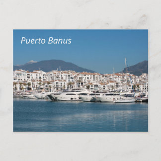Cartão Postal Puerto Banus Marina