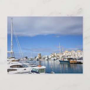 Cartão Postal Puerto Banus na Espanha