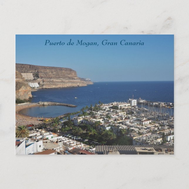 Cartão Postal Puerto de Mogan, Gran Canaria, Cartão-postal (Frente)