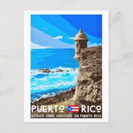 Cartão Postal Puerto Rico Travel  Postcard