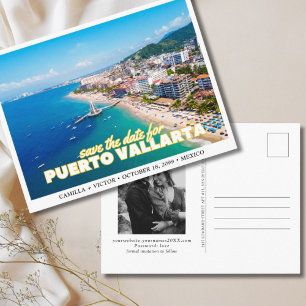 Cartão Postal Puerto Vallarta Mexico Weding Date