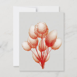 Cartão Postal Puffy Blooms