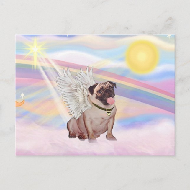 Cartão Postal Pug (Frente)