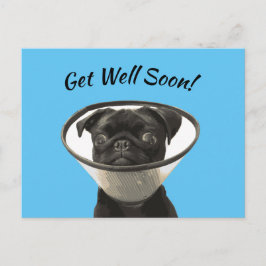 Cartão Postal Pug