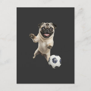 Cartão Postal Pug