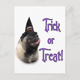 Cartão Postal Pug (desmaiar) Trick