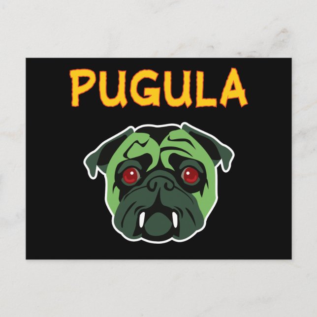 Cartão Postal Pugula, o Cão Vampiro (Frente)