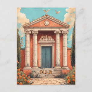 Cartão Postal Pula Croácia