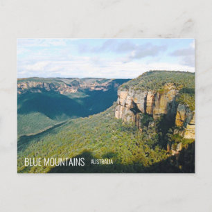 Cartão Postal Pulo Govetts Salto Blue Mountains Austrália viagem