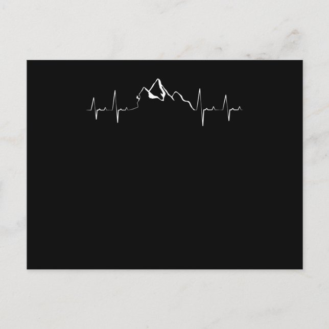 Cartão Postal Pulsação das Montanhas Subindo (Frente)