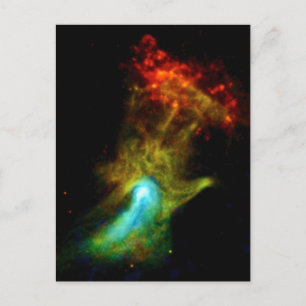Cartão Postal Pulsar B1509 - Nebulosa de Raios-X Mão de Deus Fot