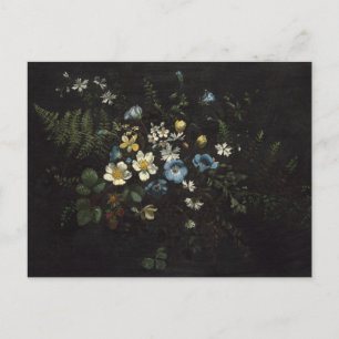Cartão Postal Pulverização de Flores e Ferns por Titian Ramsay P