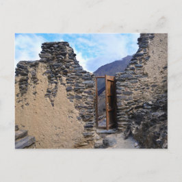 Cartão Postal Pumatallis Temple Door to Inca Trail, Peru