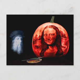 Cartão Postal Pumpkin de DaVinci
